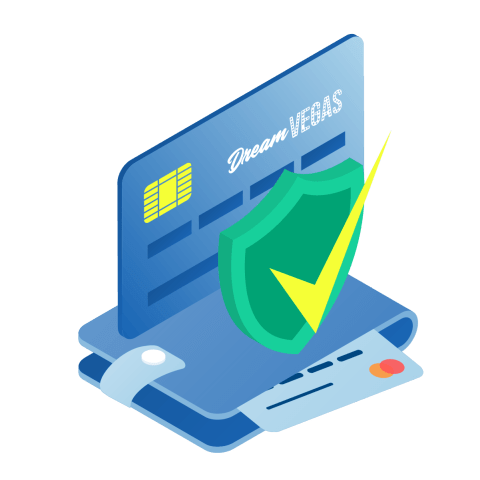 dream vegas credit card in wallet